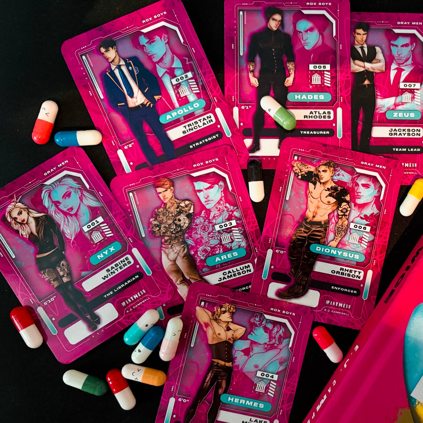 Pantheon Character Cards