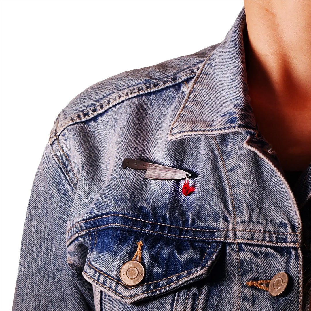 Bloody Hell! Knife Brooch